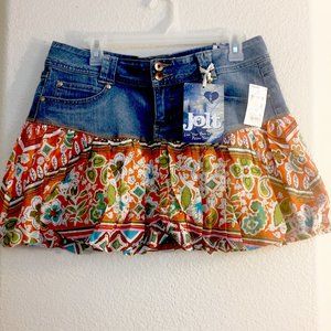 Jolt Jean  Skirt